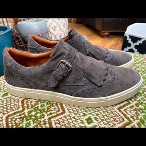 Frye womens leather shoes size 10 saddle Oxford dress sneakers loafers slip one